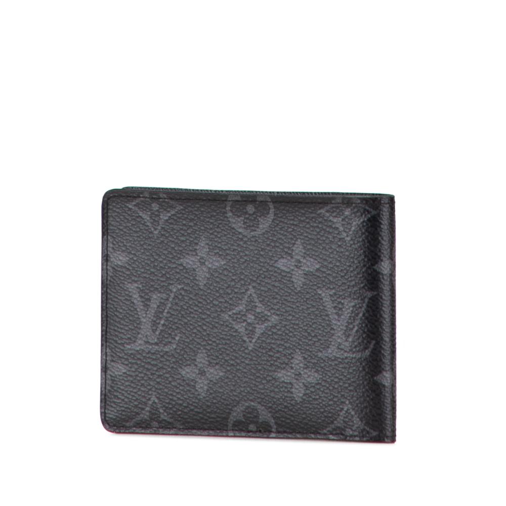 Louis Vuitton AB Louis Vuitton Black Monogram Canvas Fabric Monogram Eclipse Multiple Wallet France