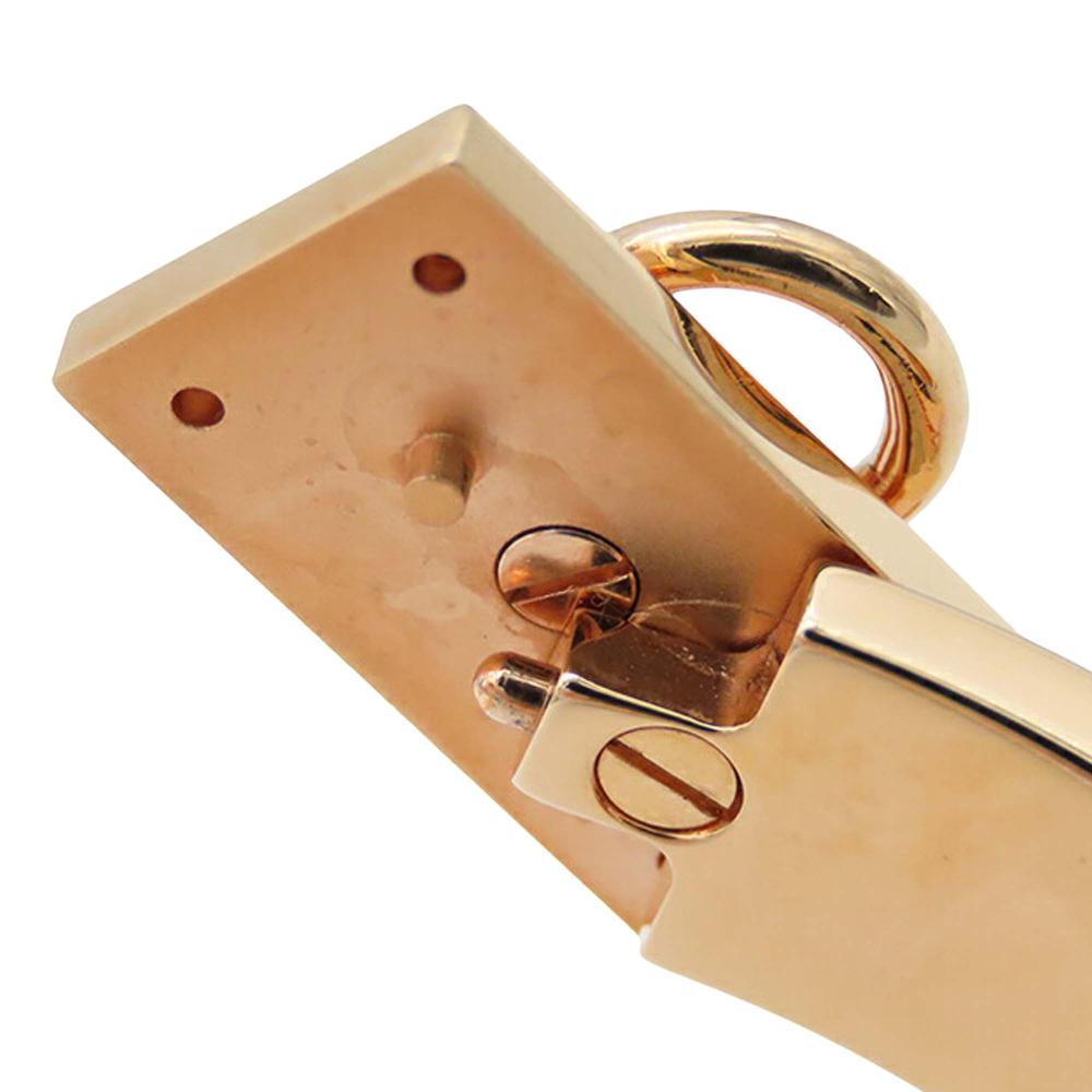 Hermès AB Hermès Pink Enamel Other Clic Anneau Flots Fleures Et Frontaux Bracelet PM France