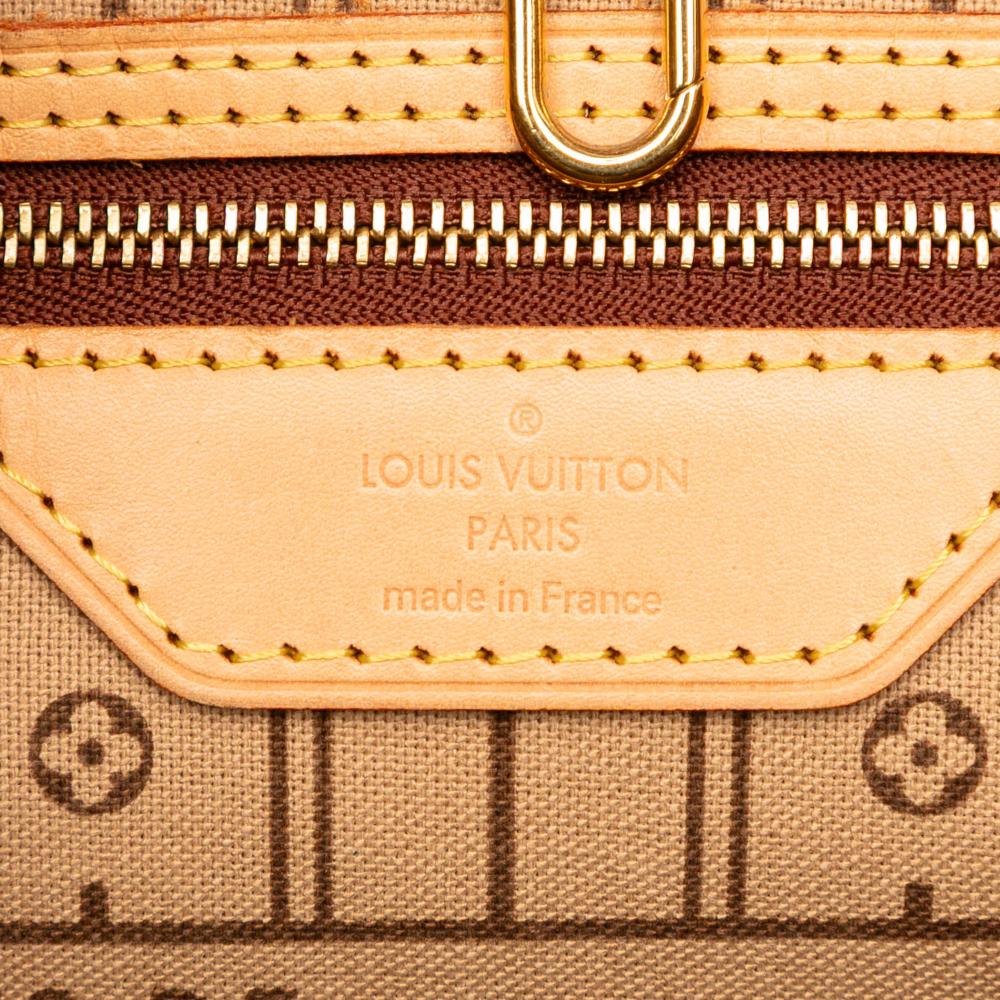 Louis Vuitton B Louis Vuitton Brown Monogram Canvas Fabric Monogram Neverfull GM France