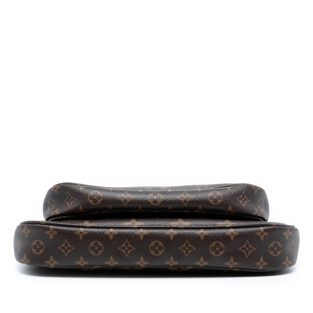 Louis Vuitton AB Louis Vuitton Brown Monogram Canvas Fabric Monogram Multi Pochette Accessoires France