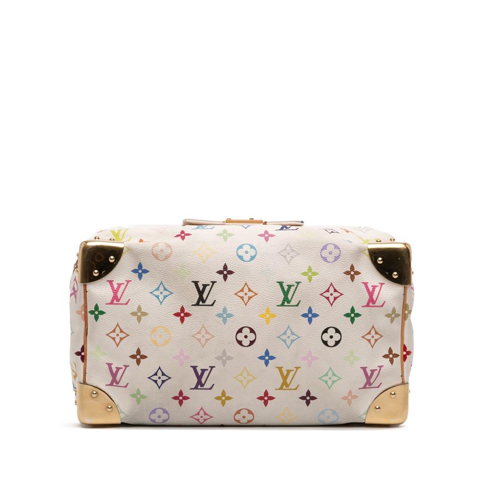 Louis Vuitton B Louis Vuitton White Monogram Multicolore Canvas Fabric Monogram Multicolore Speedy 30 France