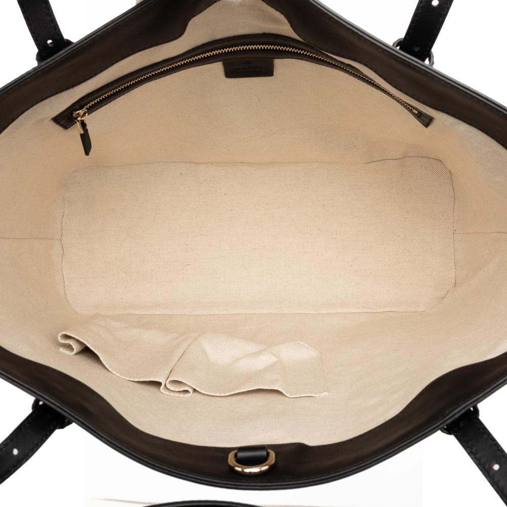 Gucci AB Gucci Black Patent Leather Leather Microguccissima Patent Nice Tote Italy