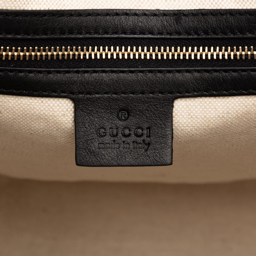 Gucci AB Gucci Black Patent Leather Leather Microguccissima Patent Nice Tote Italy