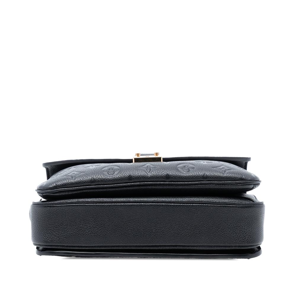 Louis Vuitton B Louis Vuitton Black Monogram Empreinte Leather Pochette Metis France