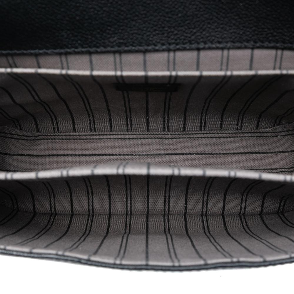 Louis Vuitton B Louis Vuitton Black Monogram Empreinte Leather Pochette Metis France