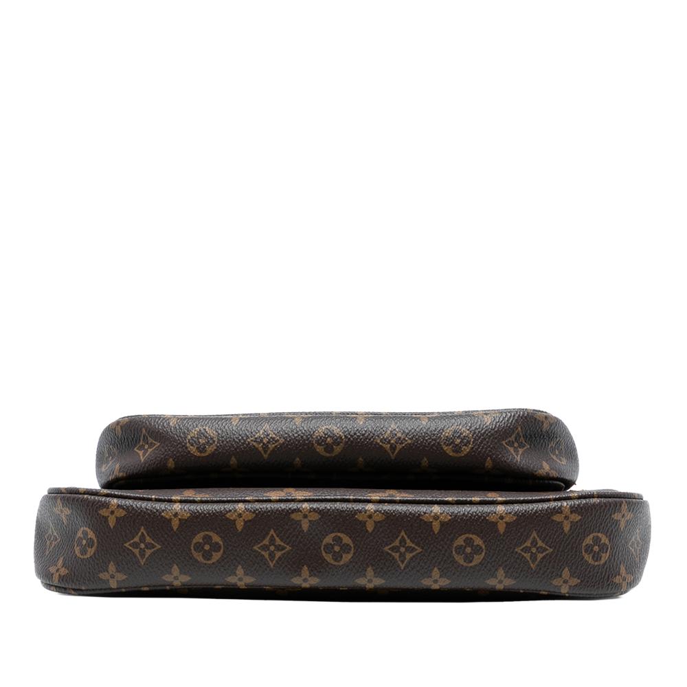 Louis Vuitton AB Louis Vuitton Brown Monogram Canvas Fabric Monogram Multi Pochette Accessoires Spain