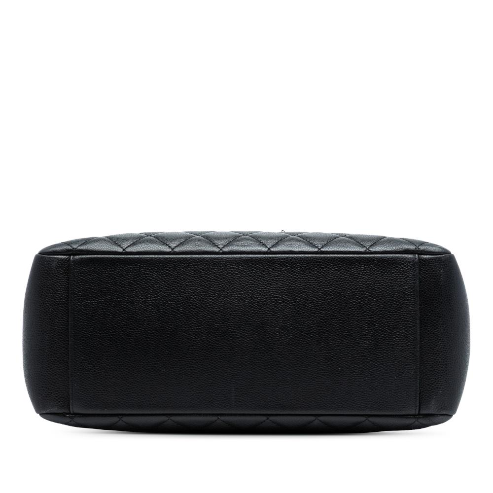 Chanel AB Chanel Black Caviar Leather Leather Caviar Grand Shopping Tote Italy