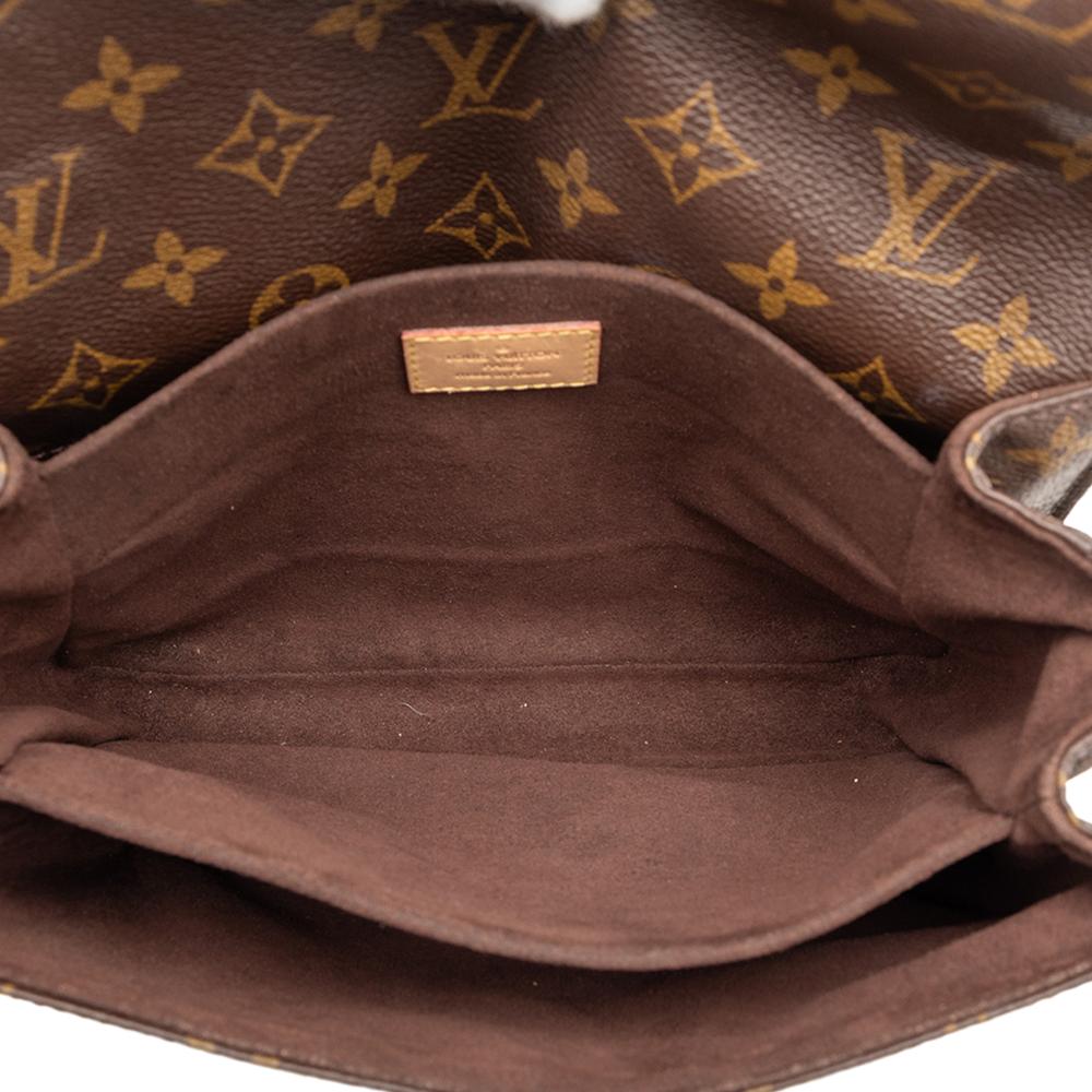Louis Vuitton B Louis Vuitton Brown Monogram Canvas Fabric Monogram Pochette Metis France