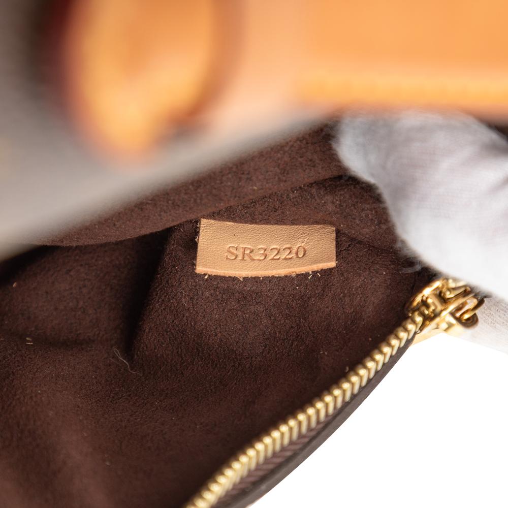 Louis Vuitton B Louis Vuitton Brown Monogram Canvas Fabric Monogram Pochette Metis France