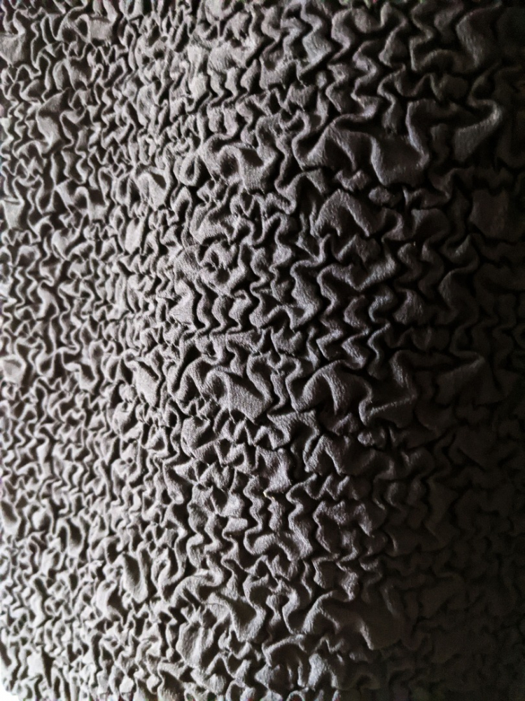 Escada Schwarzer texturierter Seidenrock 36