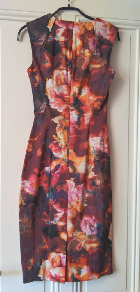 Karen Millen Flou print glamour dress 34