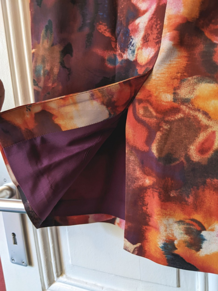 Karen Millen Flou print glamour dress 34