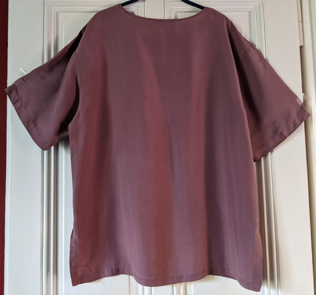 Max Mara Seidenbluse altrosa/mauve -L