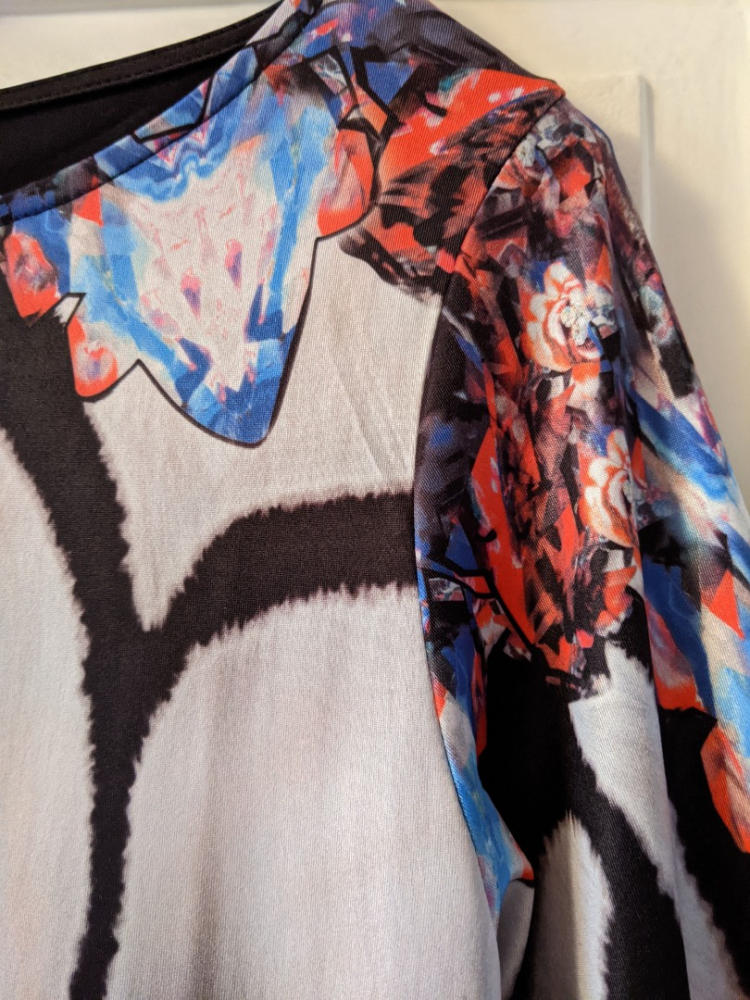 Roberto Cavalli Shirt zébré satiné fluide et doux S-M