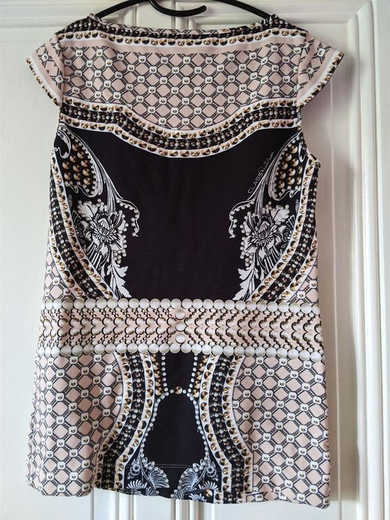 Roberto Cavalli Brown-pink shirt S