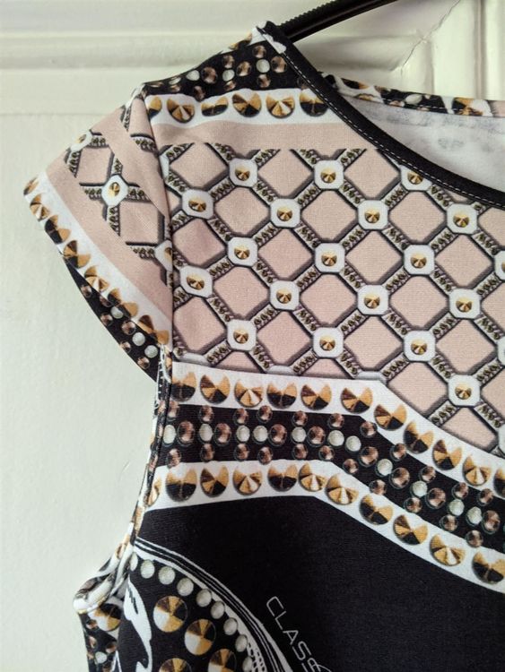 Roberto Cavalli Brown-pink shirt S