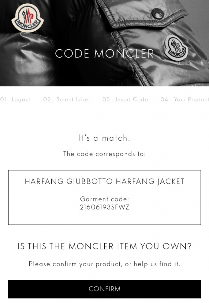Moncler Harfang Giubbotto