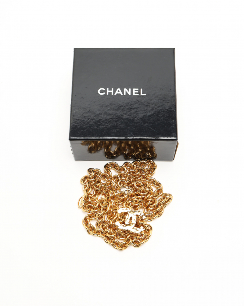 Chanel Coco Mark 3-Row Chain Belt