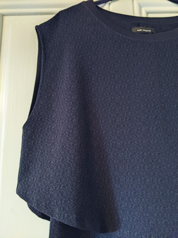 Cop.Copine Elégante robe effet crop-top/boléro 40