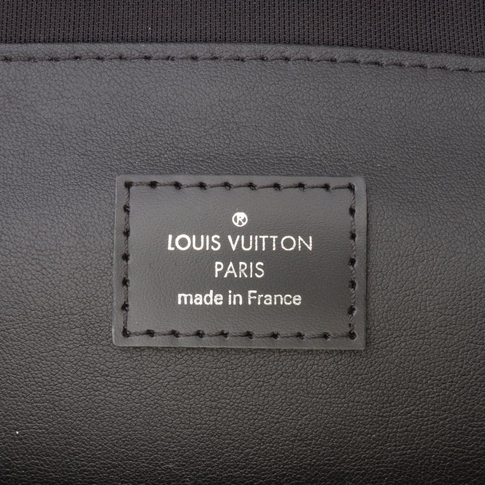Louis Vuitton B Louis Vuitton Black Damier Canvas Canvas Damier Graphite Hanging Toiletry Kit Pouch France