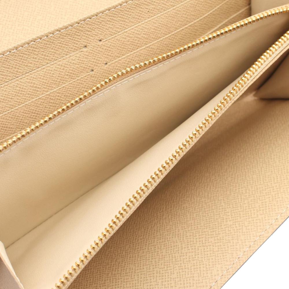 Louis Vuitton AB Louis Vuitton Brown Monogram Canvas Canvas Monogram Dentelle Sarah Long Wallet France