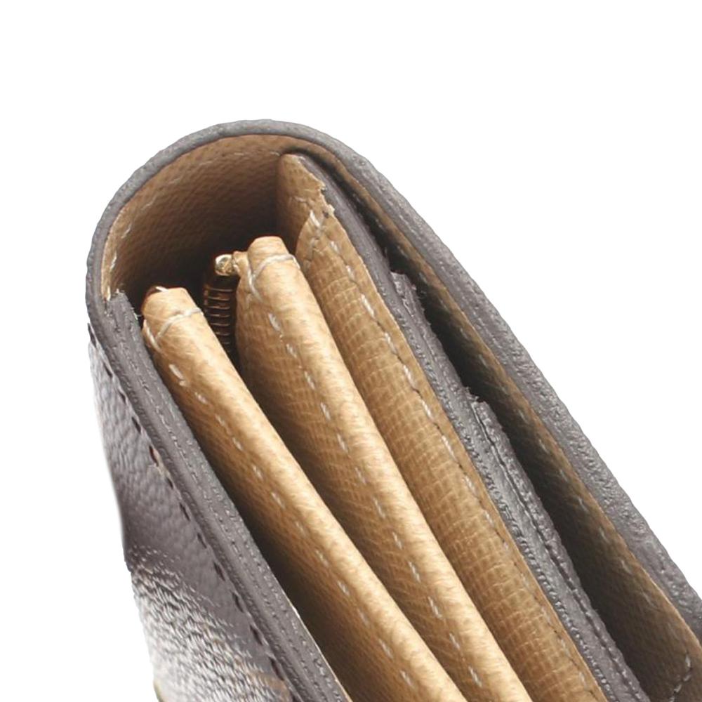 Louis Vuitton AB Louis Vuitton Brown Monogram Canvas Canvas Monogram Dentelle Sarah Long Wallet France