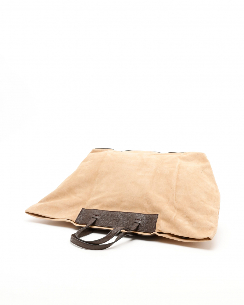 Fendi Suede Tote Bag