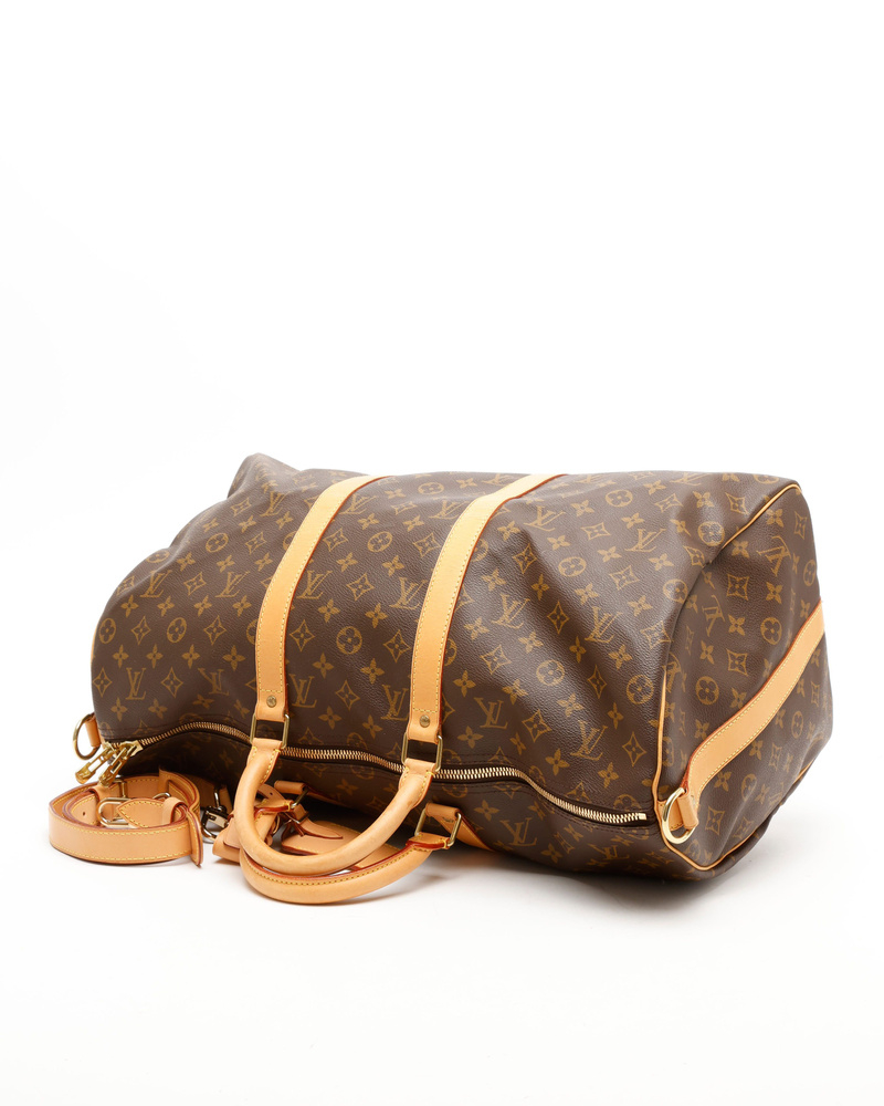 Louis Vuitton Monogram Keepall Bandoulière 50 Weekend Bag
