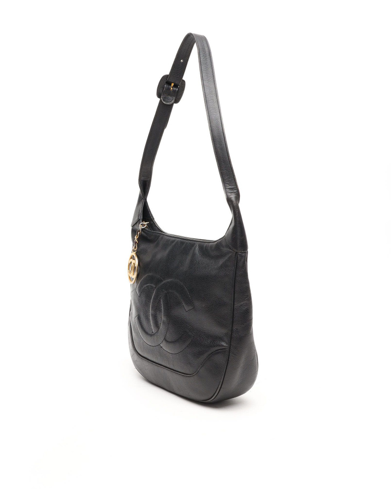 Chanel CC Caviar Hobo Bag