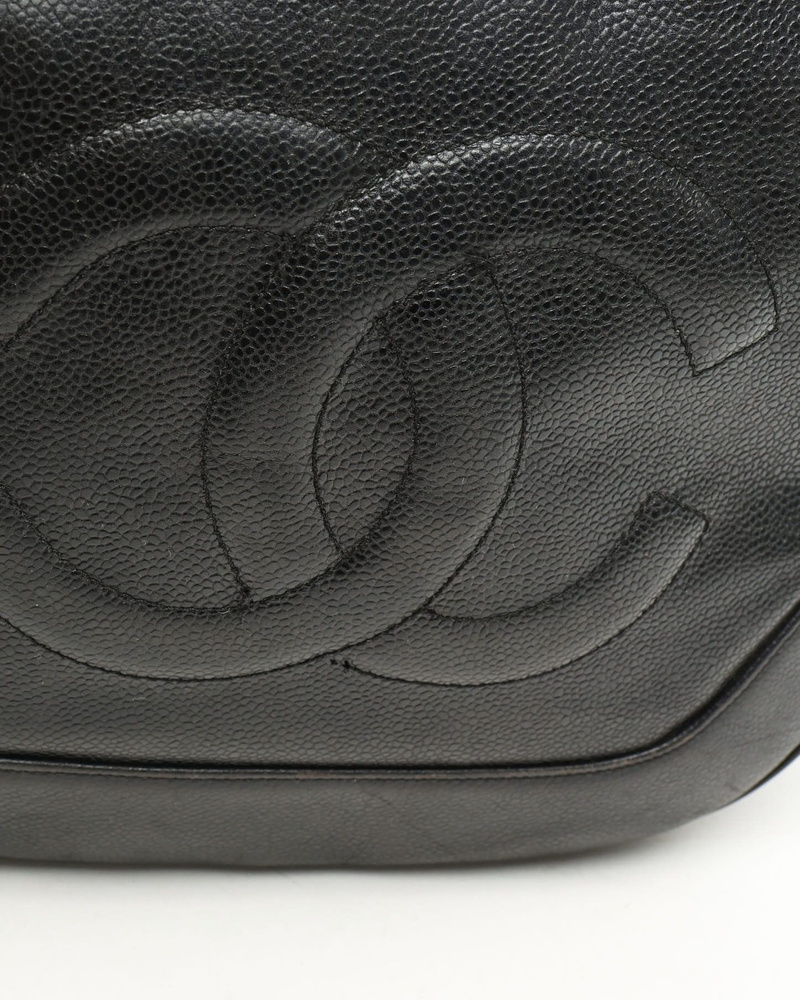 Chanel CC Caviar Hobo Bag