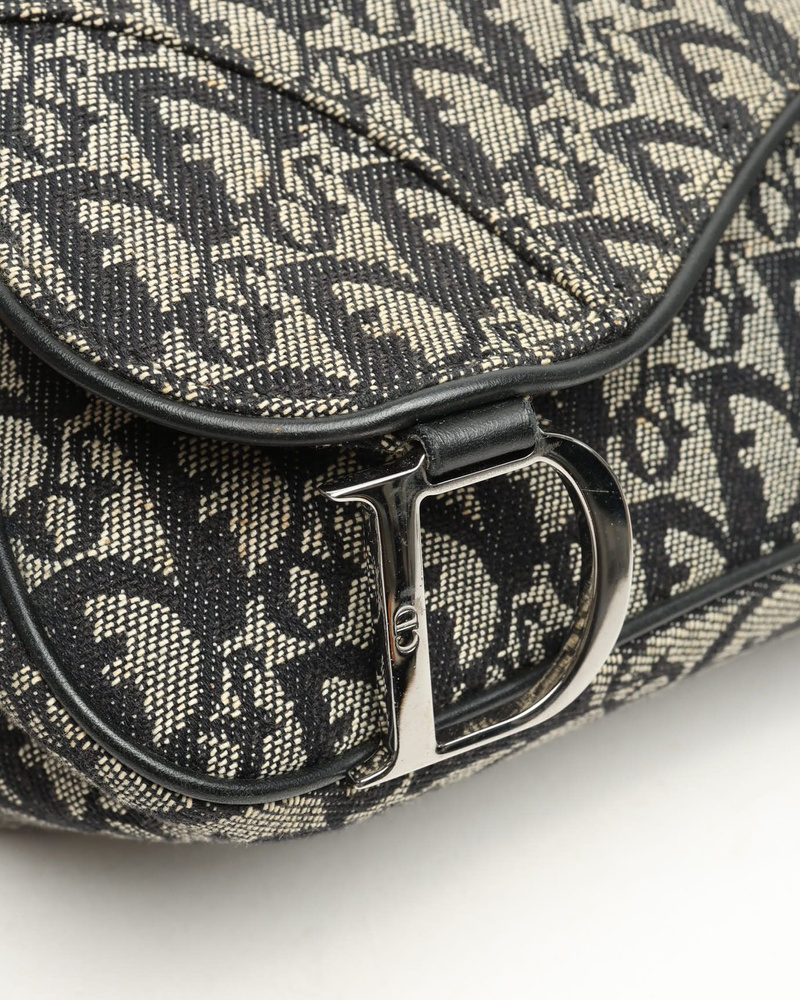 Christian Dior Oblique Long Saddle Shoulder Bag