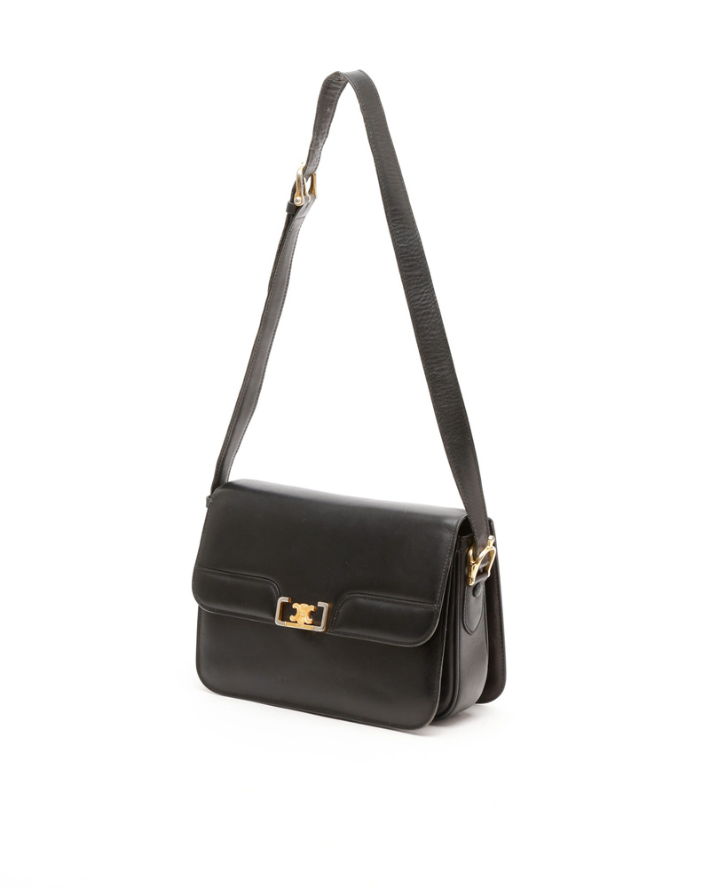 Celine Céline Vintage Triomphe Box Bag