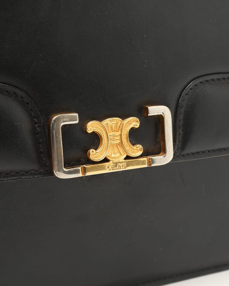 Celine Céline Vintage Triomphe Box Bag