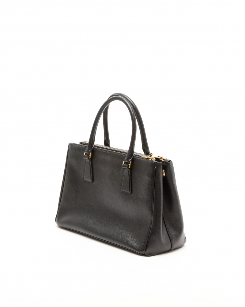 Prada Large Saffiano Lux Galleria Double Zip Bag