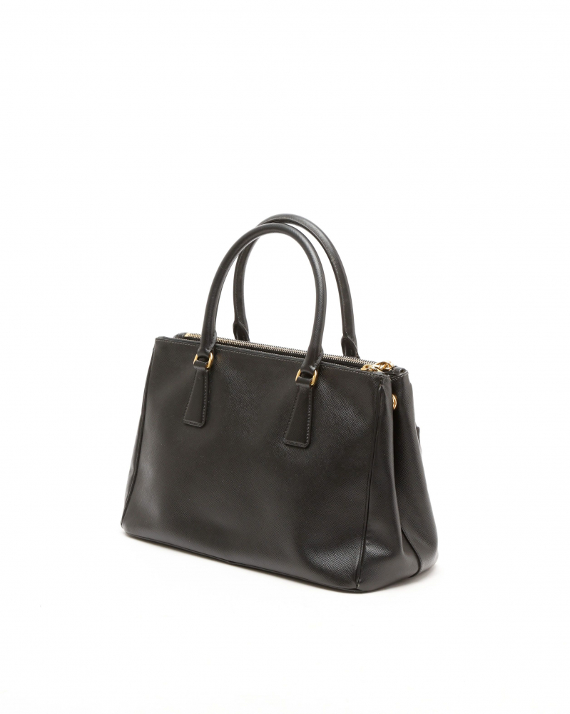 Prada Large Saffiano Lux Galleria Double Zip Bag