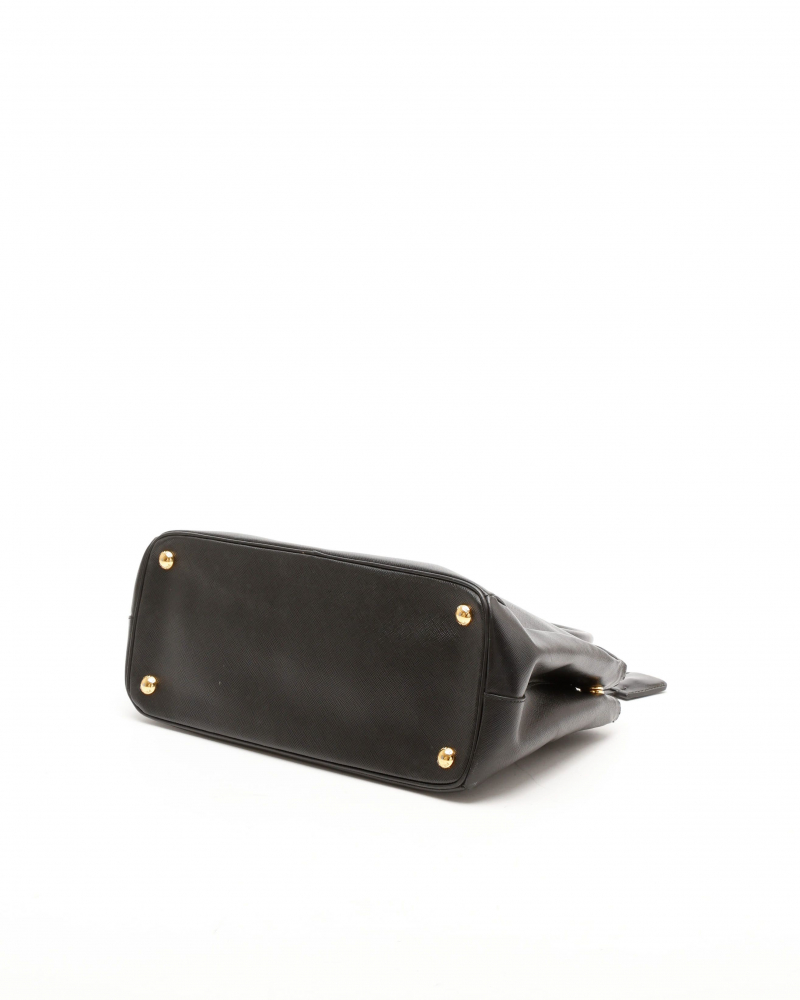 Prada Large Saffiano Lux Galleria Double Zip Bag