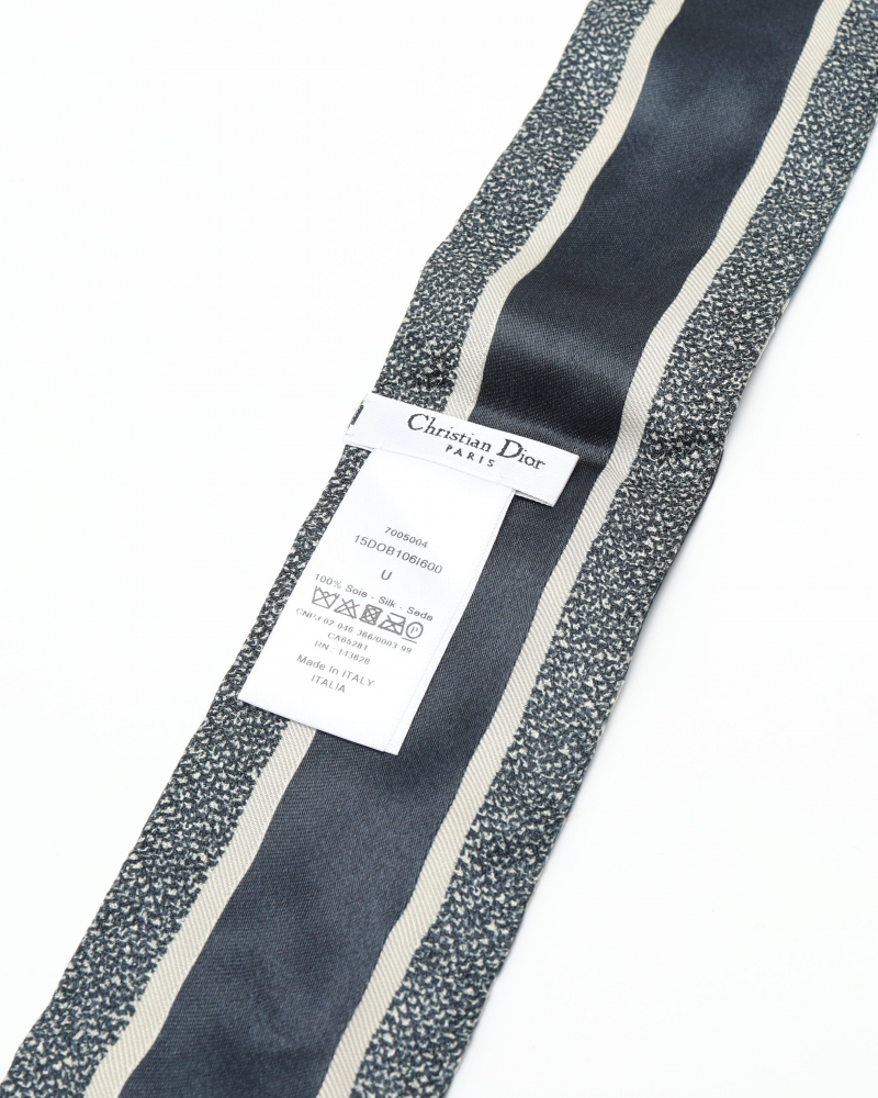 Christian Dior Trotter Silk Twilly