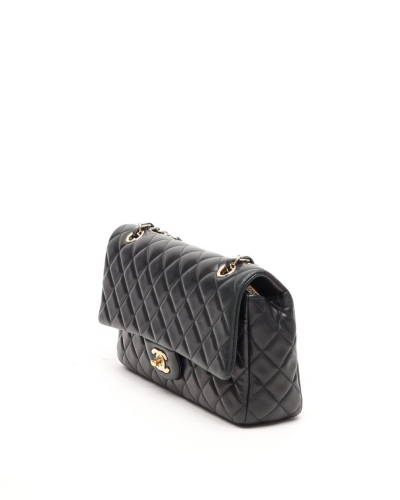 Chanel Classic Medium Valentines Heart Charm Single Flap Bag