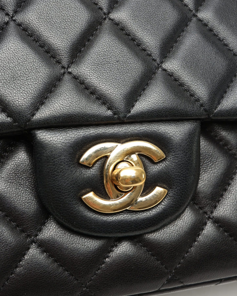 Chanel Classic Medium Valentines Heart Charm Single Flap Bag
