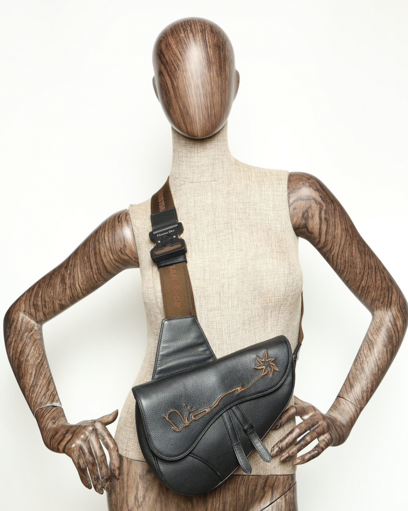 Christian Dior X Travis Scott Cactus Jack Saddle Sling Bag