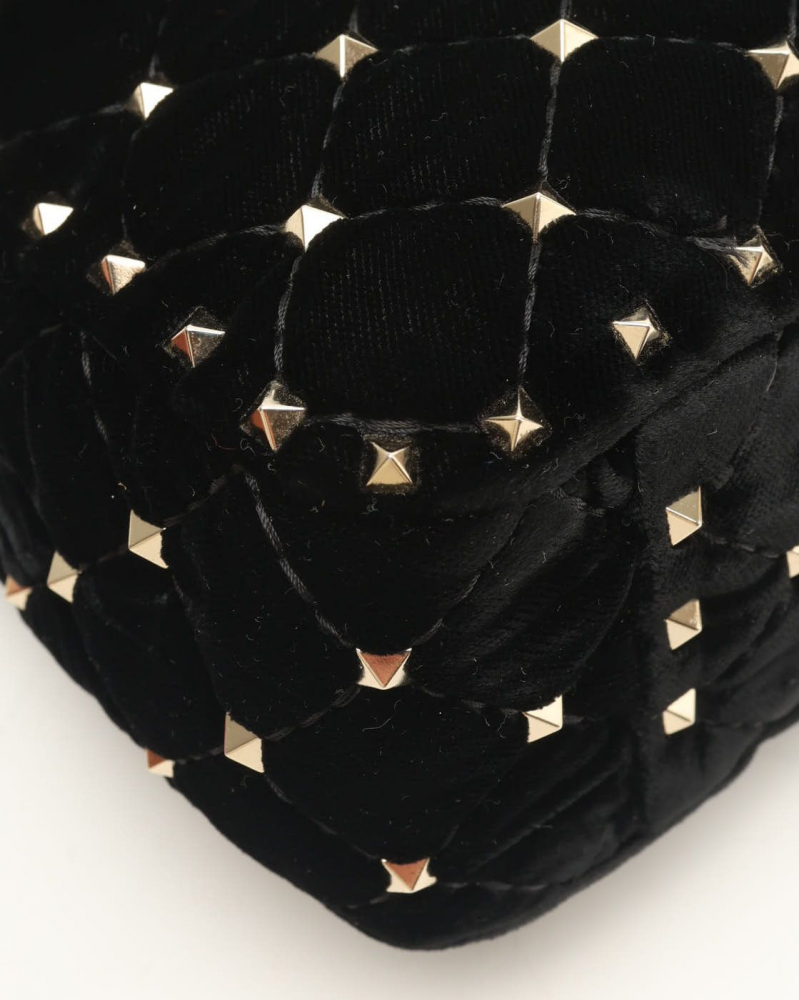 Valentino Velvet Medium Rockstud Spike Bag