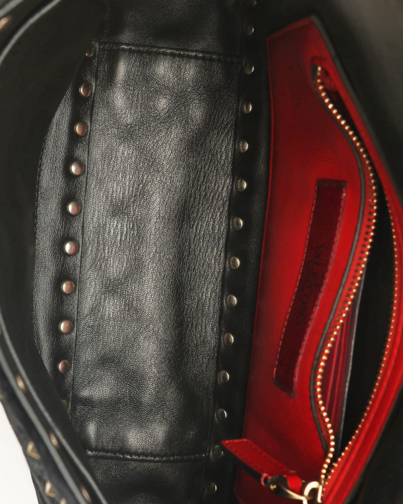Valentino Velvet Medium Rockstud Spike Bag
