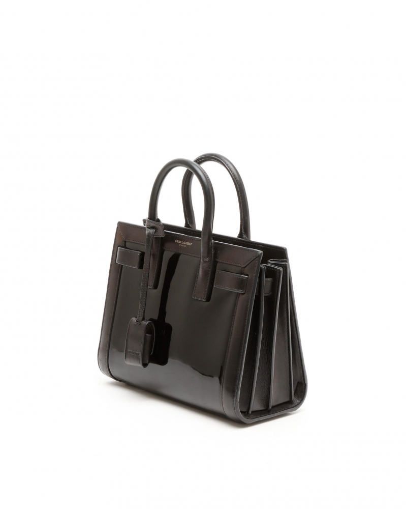Saint Laurent Patent Nano Sac De Jour Bag