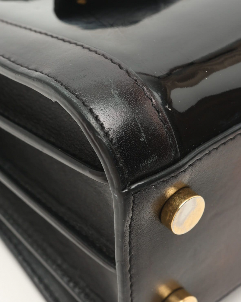 Saint Laurent Patent Nano Sac De Jour Bag