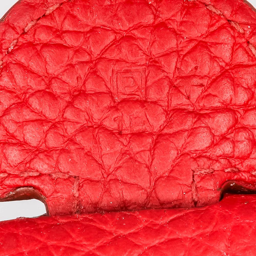 Hermès B Hermès Red Dark Red Calf Leather Clemence Evelyne III 29 France