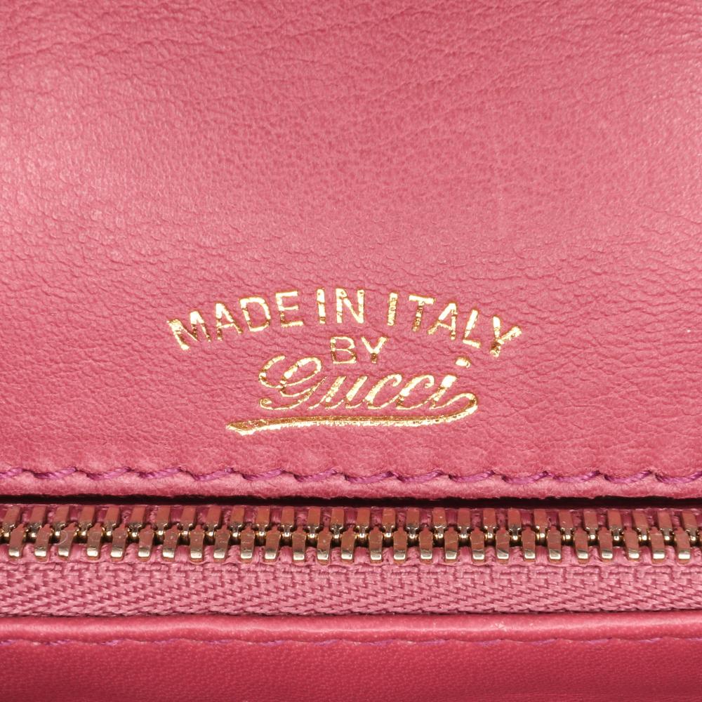 Gucci B Gucci Red Calf Leather Small 1973 Crossbody Bag Italy