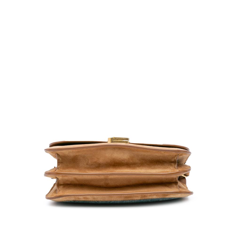 Saint Laurent B Saint Laurent Blue Denim Denim Fabric Medium Solferino Crossbody Italy