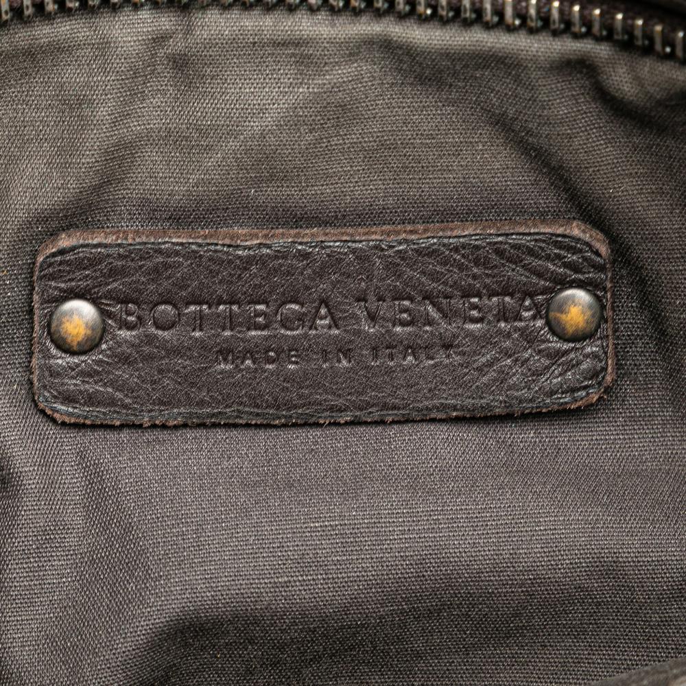 Bottega Veneta B Bottega Veneta Brown Dark Brown Nappa Leather Leather Nappa Intrecciato Crossbody Italy