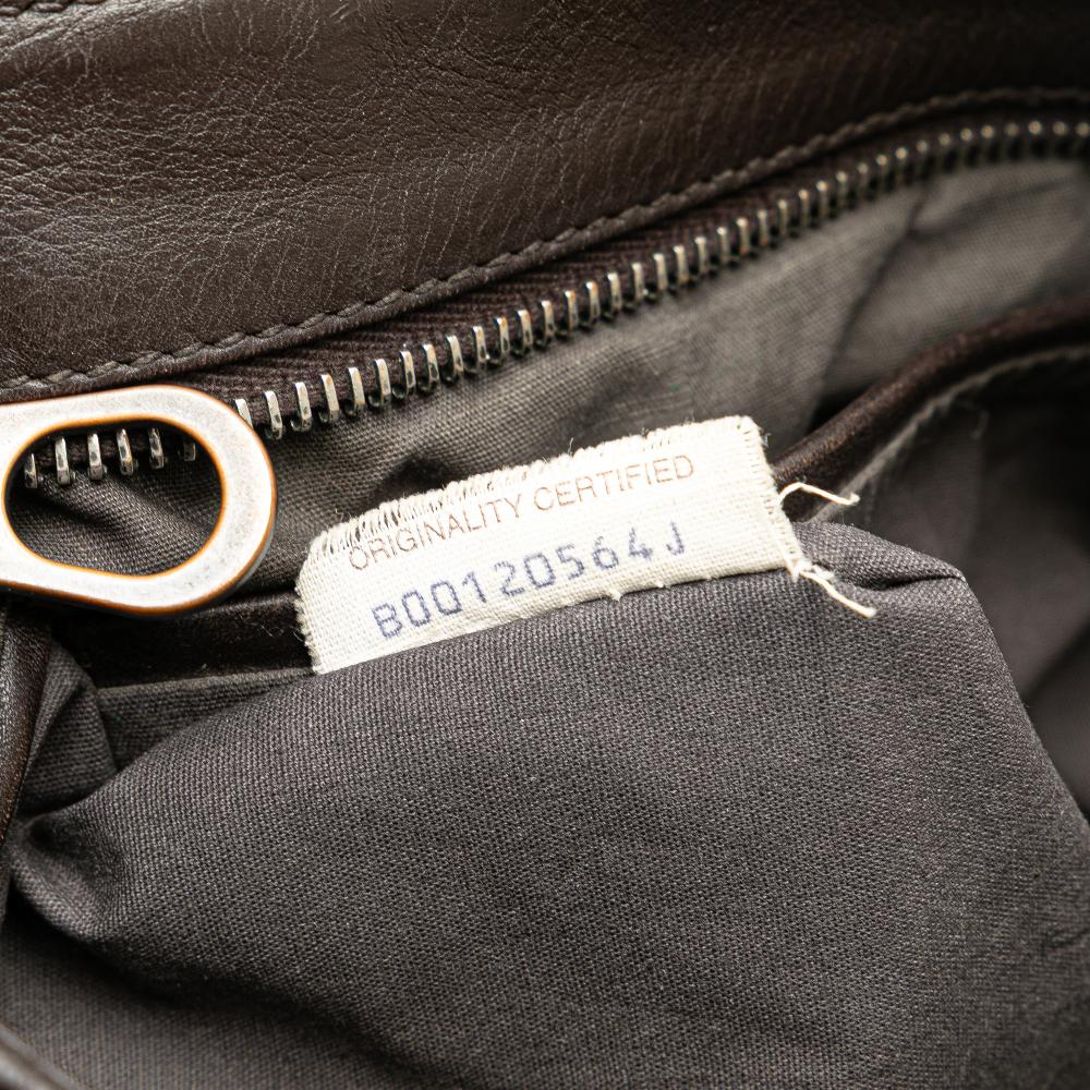Bottega Veneta B Bottega Veneta Brown Dark Brown Nappa Leather Leather Nappa Intrecciato Crossbody Italy