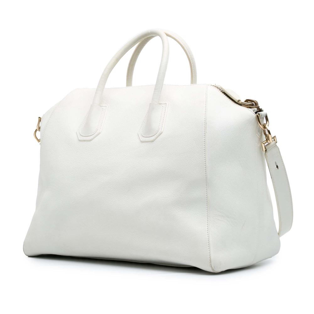 Givenchy B Givenchy White Calf Leather Large Antigona Satchel Italy